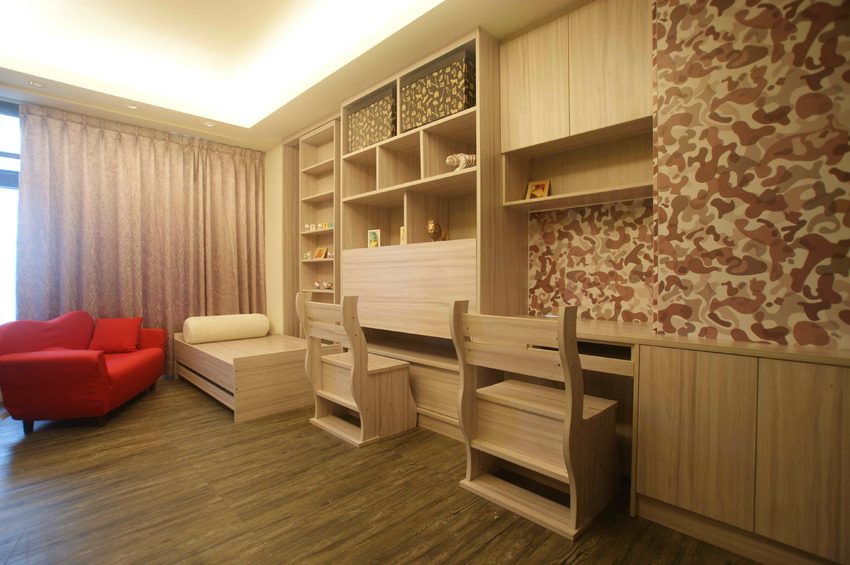 简约8平米家居书房设计 - 效果图