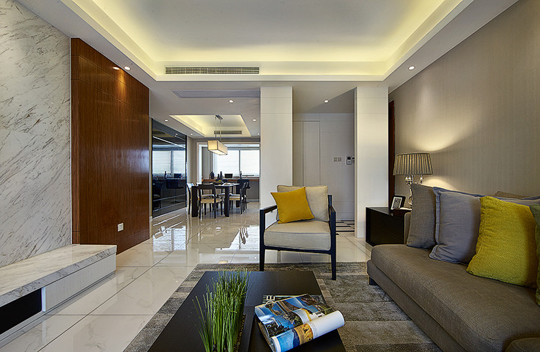 时尚典雅现代风客餐厅效果图