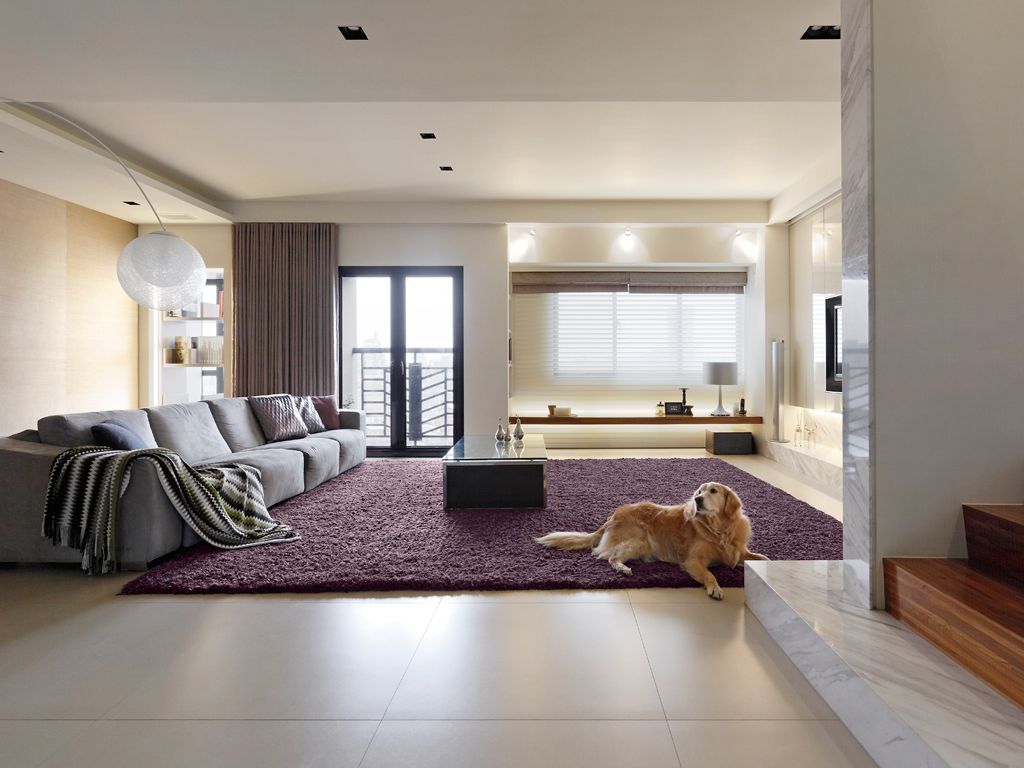 时尚简约现代家居地毯装饰图 - 效果图