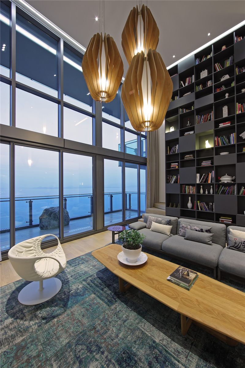 现代简约风格公寓室内装饰设计效果图