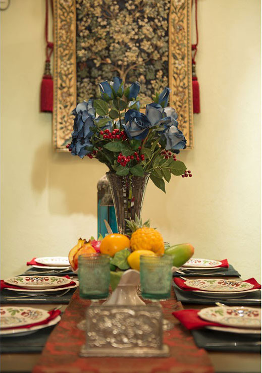 三居室美式风格餐厅装修效果图图