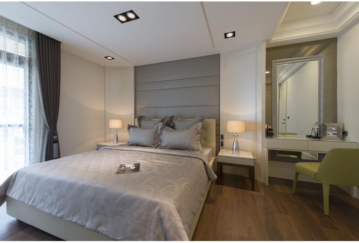简洁时尚现代卧室装潢欣赏图 - 效果图