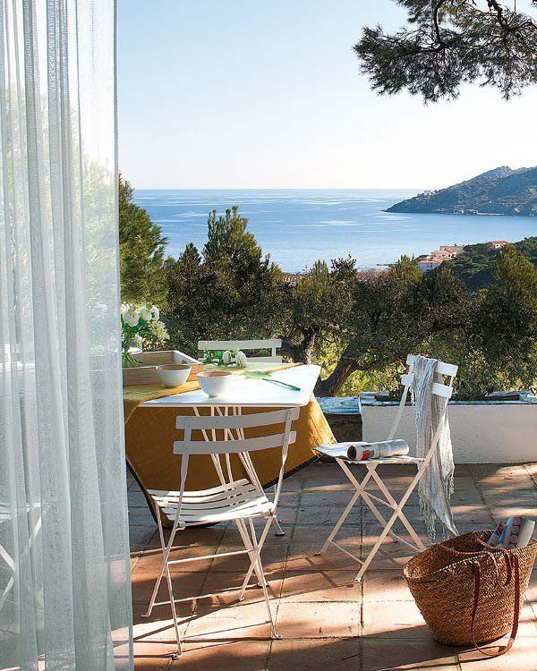 现代简约休闲别墅阳台设计 - 效果图