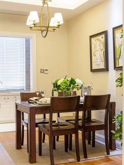 古典复古美式餐厅装修效果图 古典复古美式餐厅装修效果图