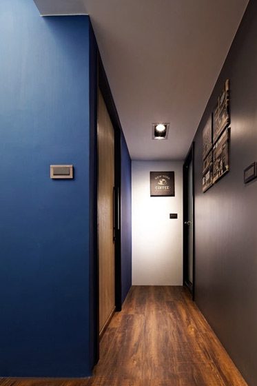 港式混搭风 实木过道效果图