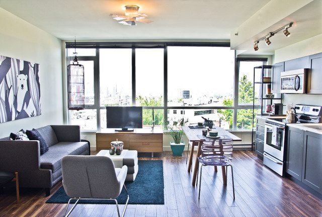 现代小户型室内窗户设计 - 效果图