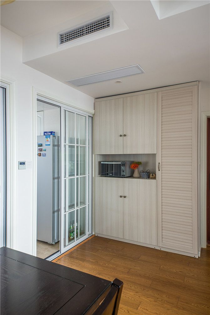 质朴简约美式风格家居收纳柜效果图