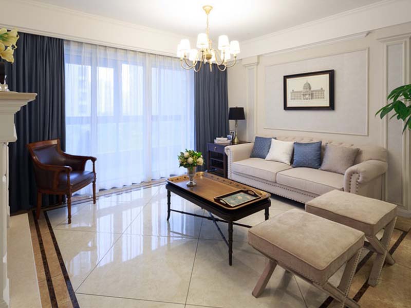 优雅简美三居客厅布景效果图