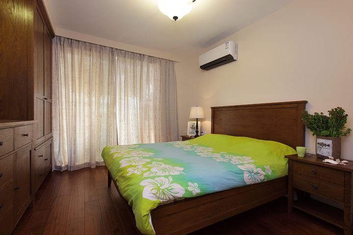 简朴田园风格家居卧室装修案例图