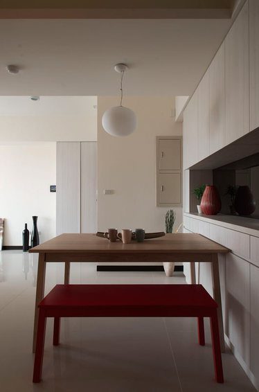 日式简约一居餐厅效果图