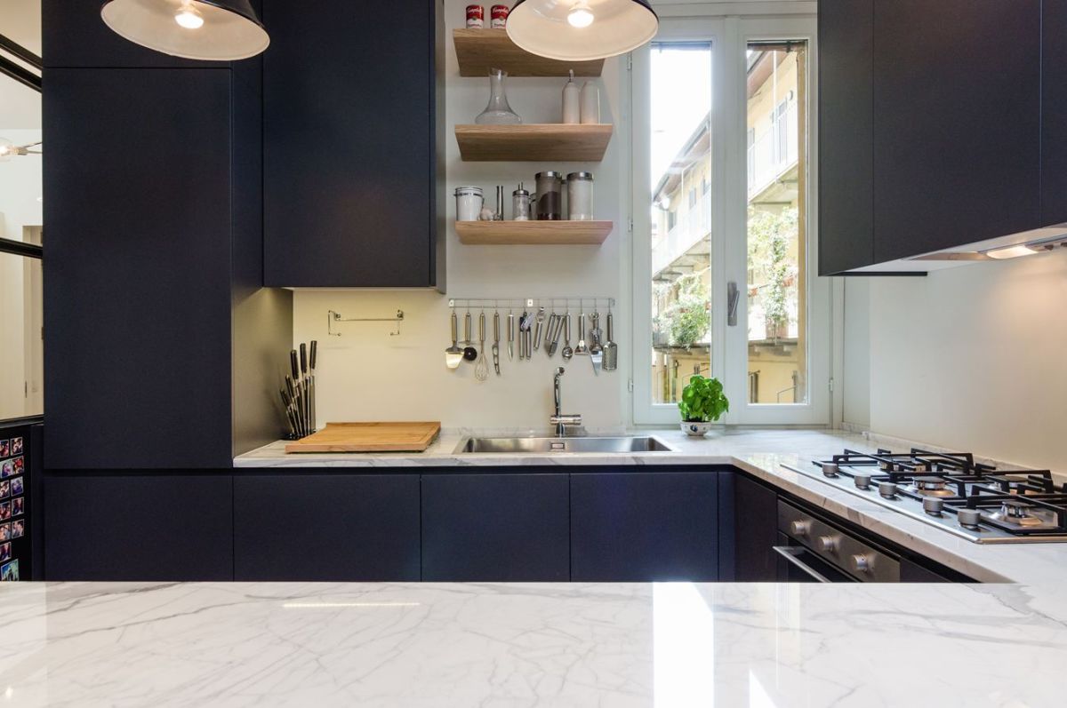 小户型家居橱柜北欧混搭风格装饰图 - 效果图