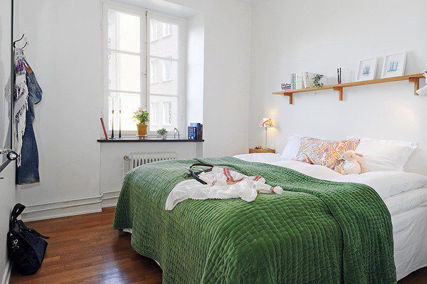 绿色清新宜家卧室装饰欣赏 - 效果图