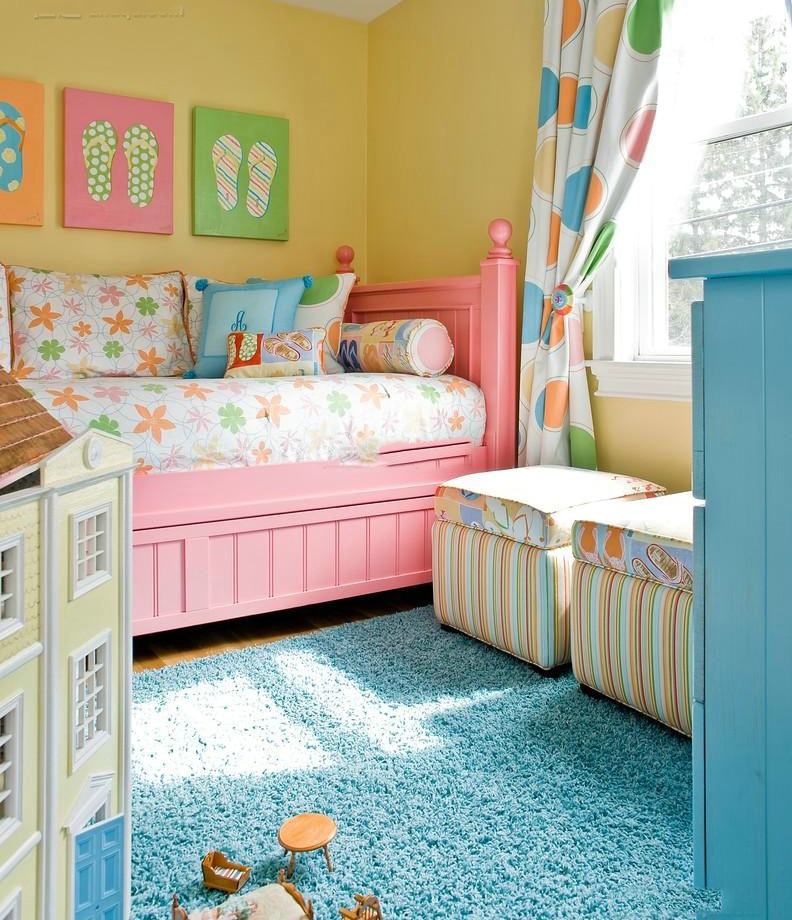 缤纷多彩田园儿童房美图设计 - 效果图