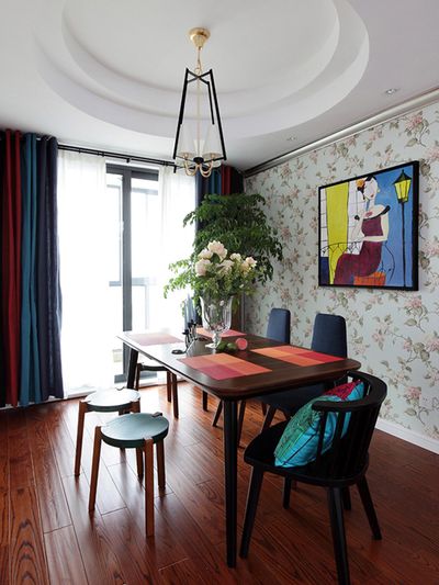 时尚混搭风格 餐厅装修设计效果图