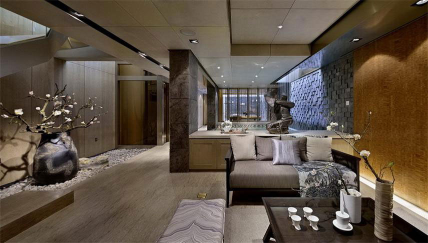 大气中式风格客厅豪华装修效果图