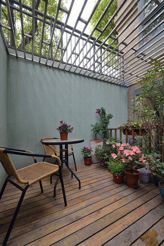 素雅别致现代家居小花园设计装修效果图