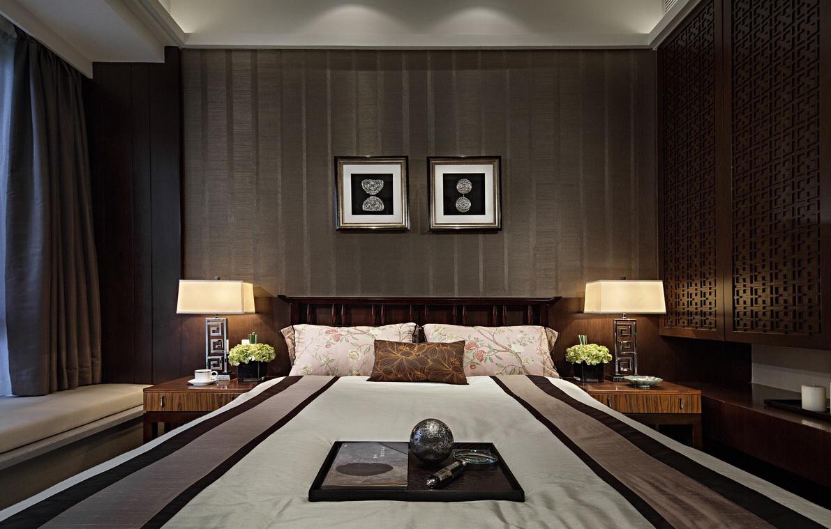 沉韵中式风格卧室装潢欣赏图 - 效果图