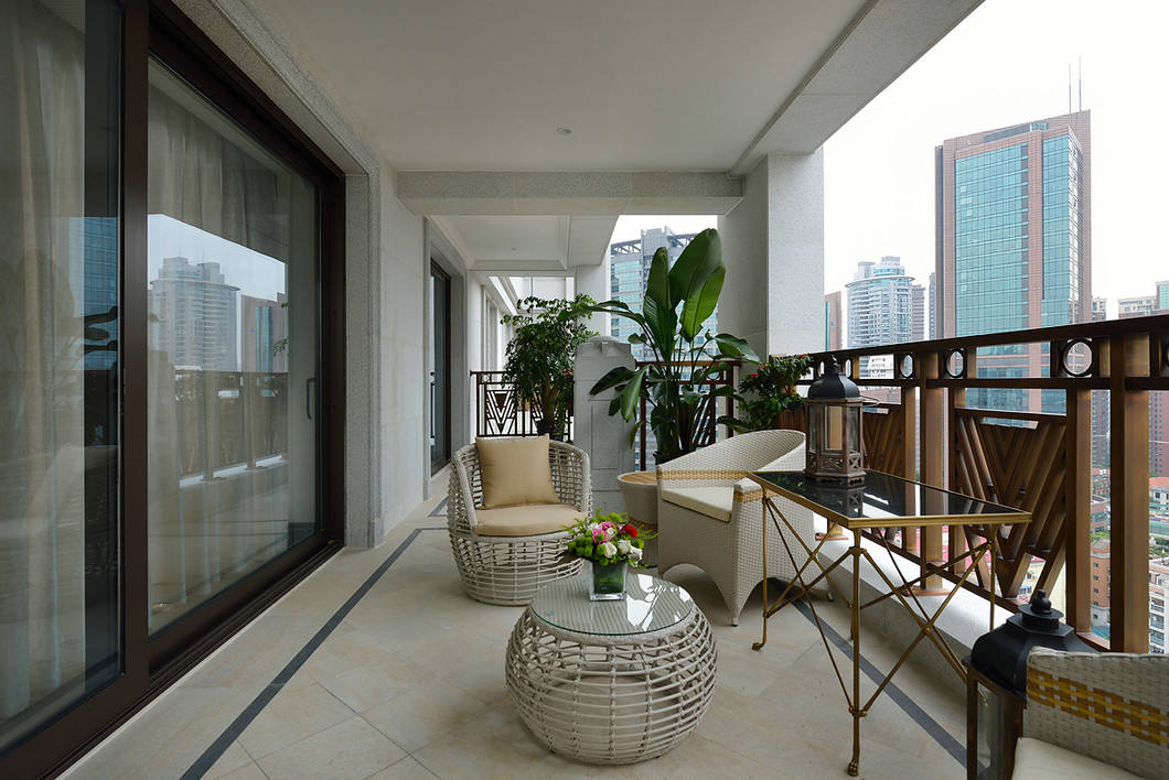 时尚大气美式休闲阳台效果图 时尚大气美式休闲阳台效果图