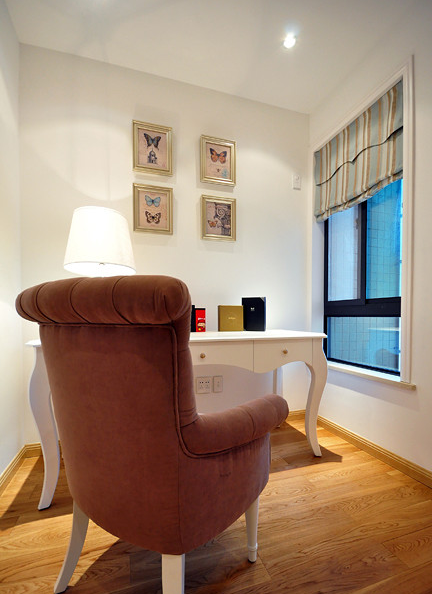 清新北欧温暖布艺书房椅欣赏