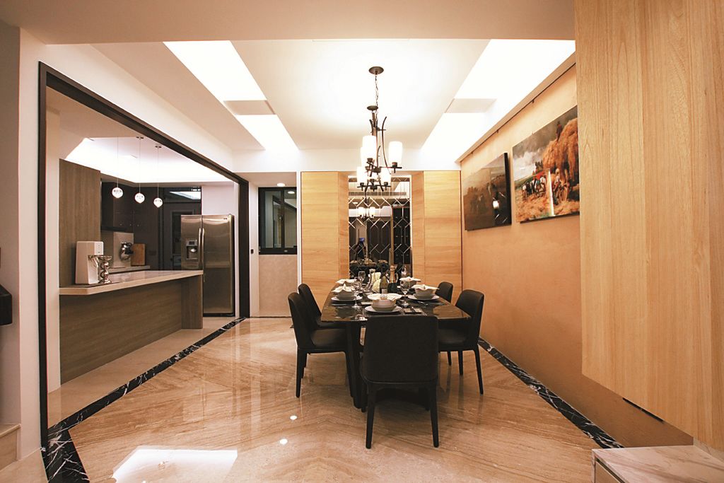 时尚后现代风家装餐厅设计装修图 - 效果图