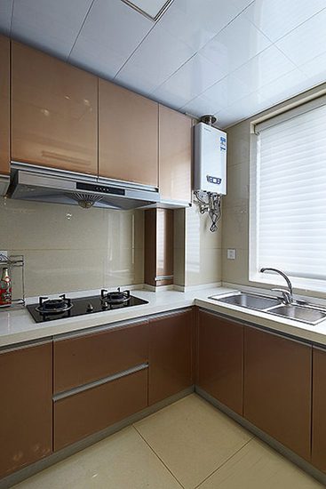 简约现代风厨房橱柜设计图 - 效果图