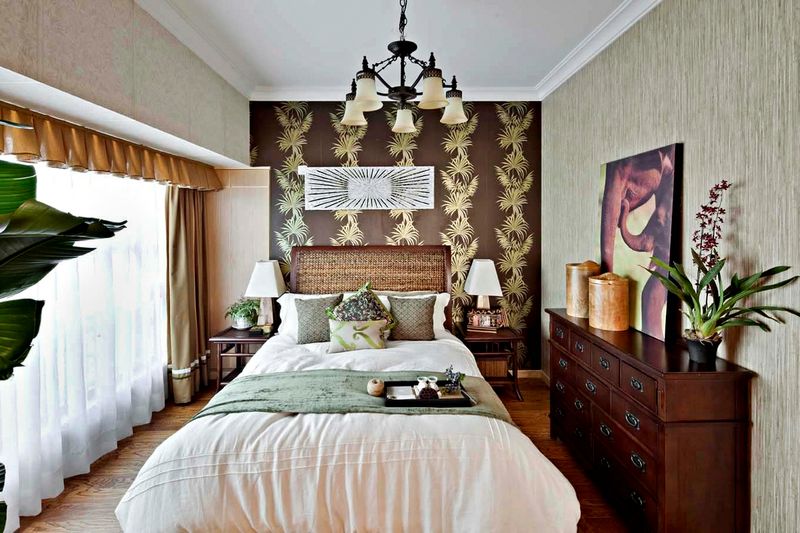 抽象艺术欧式装修风格卧室背景墙图 - 效果图