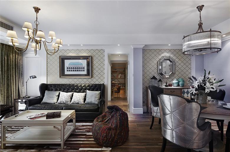 二居客餐厅美式风格装饰图