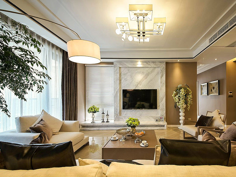 现代风高端大气温润玉石背景墙