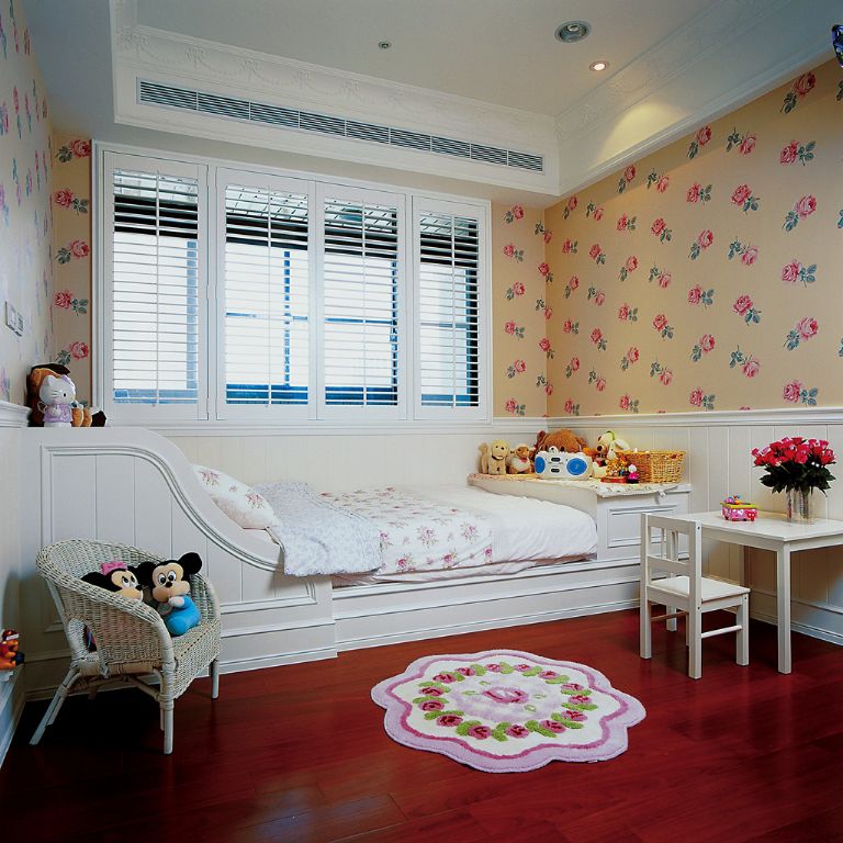 温馨美式设计装修风格儿童房装饰效果图