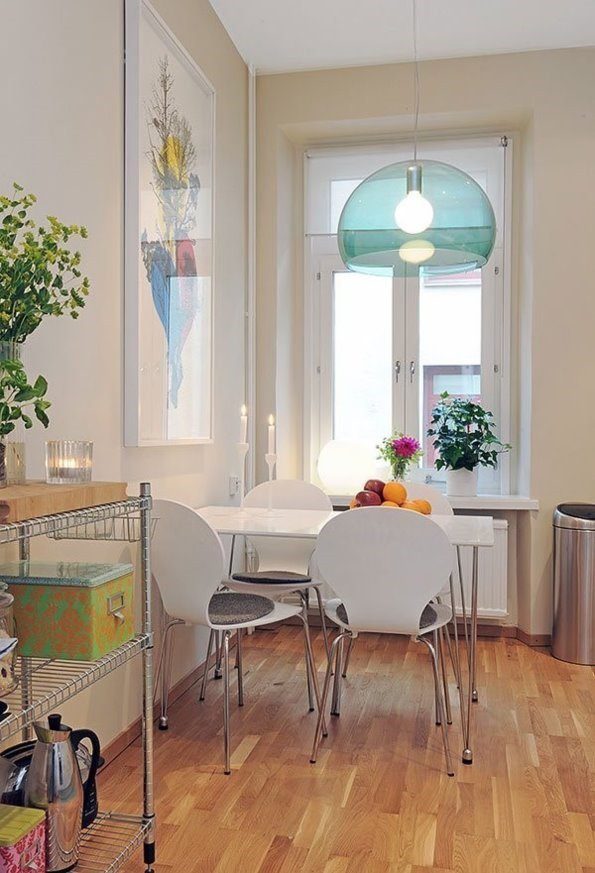 简洁北欧设计餐厅效果图