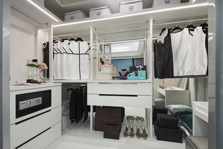 奢华创意欧式衣帽间效果图