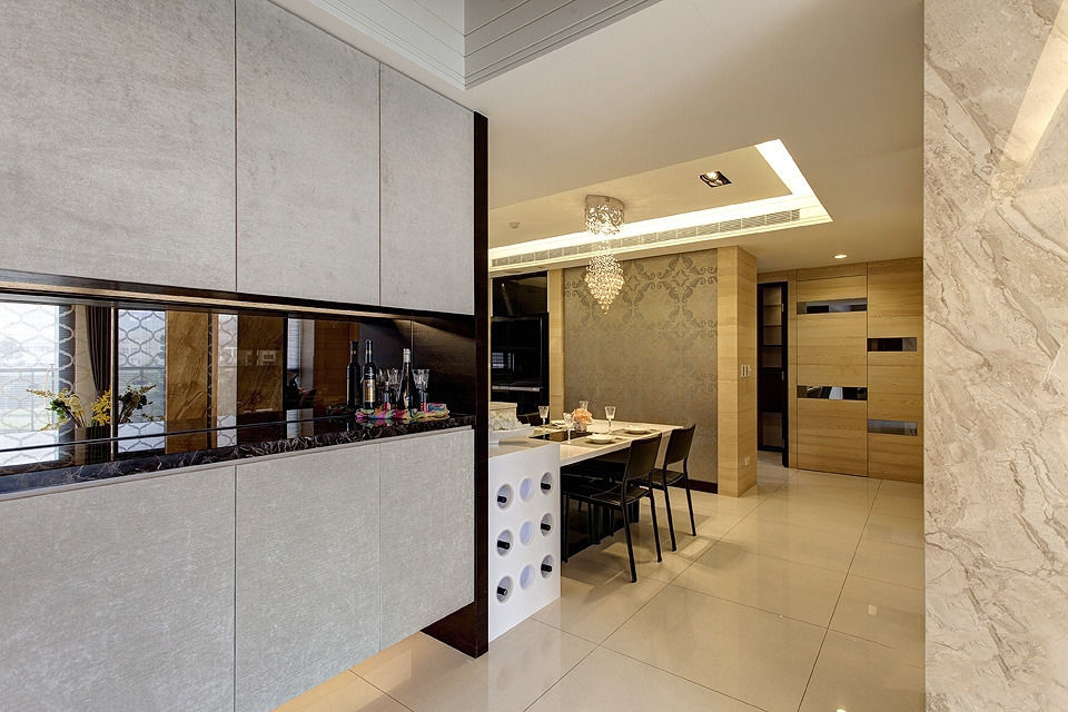 时尚简约家装室内过道设计 - 效果图