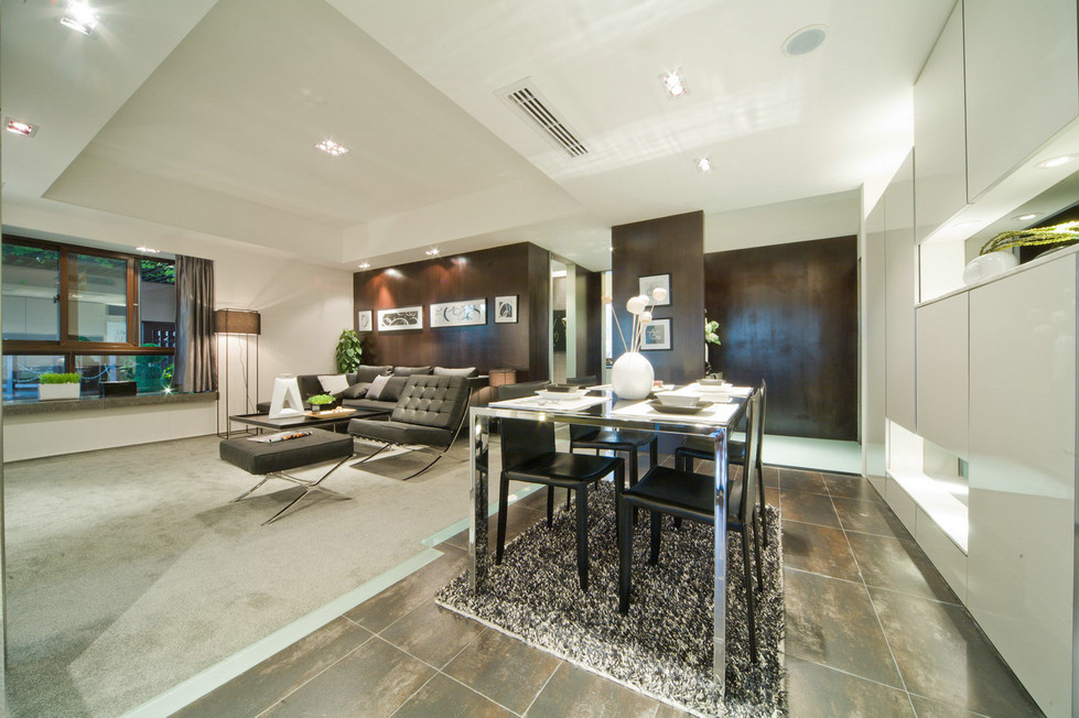 雅致摩登现代装潢餐厅设计