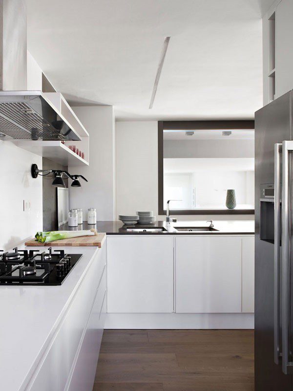 时尚简欧二居厨房橱柜装饰图 - 效果图