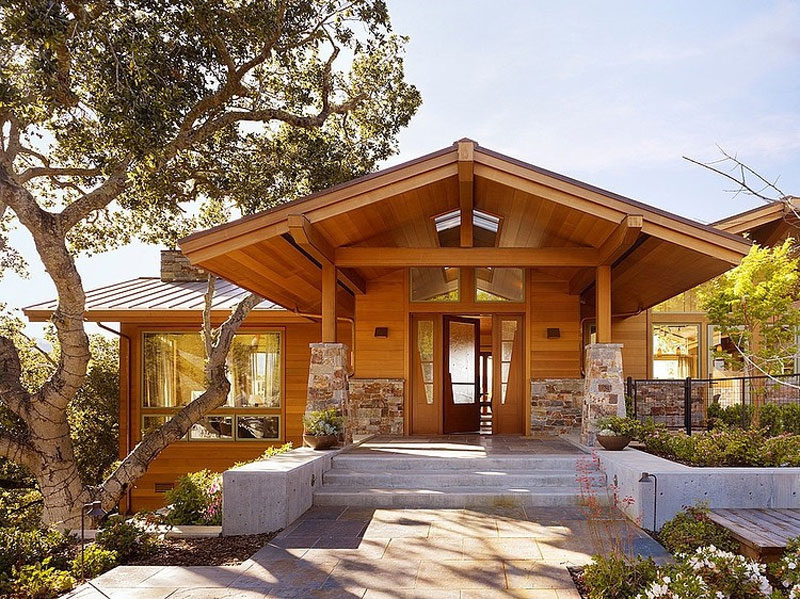 优雅自然美式公寓住宅装潢效果图