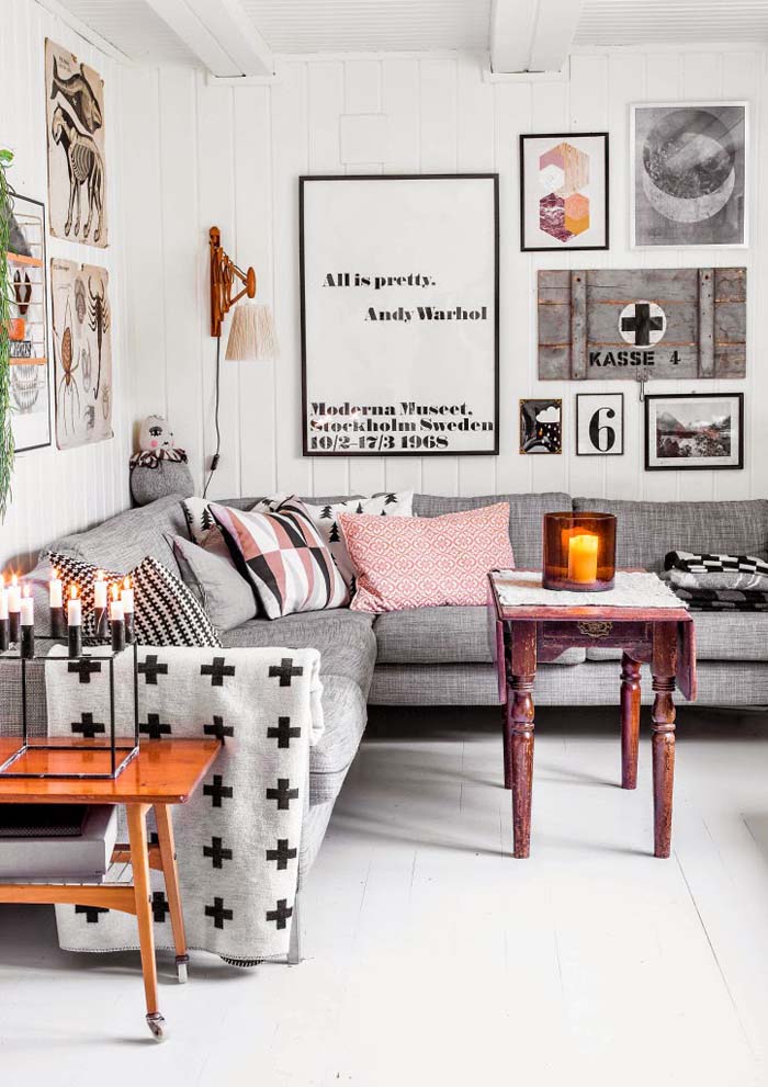 质朴文艺范北欧设计家居室内局部装潢图