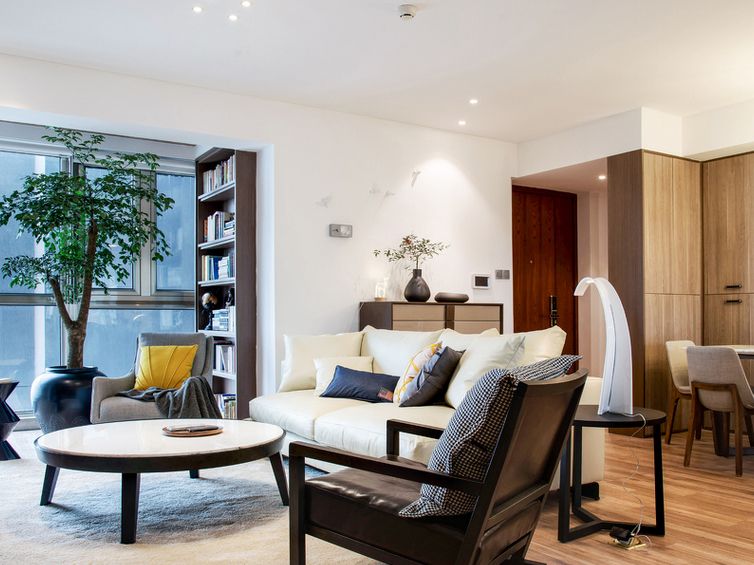 现代时尚小户型客厅沙发效果图