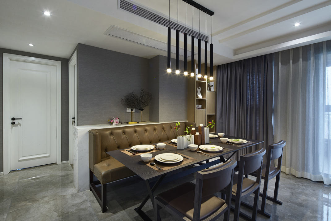 时尚现代风格餐厅效果图