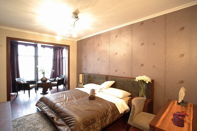 现代简约风卧室效果图