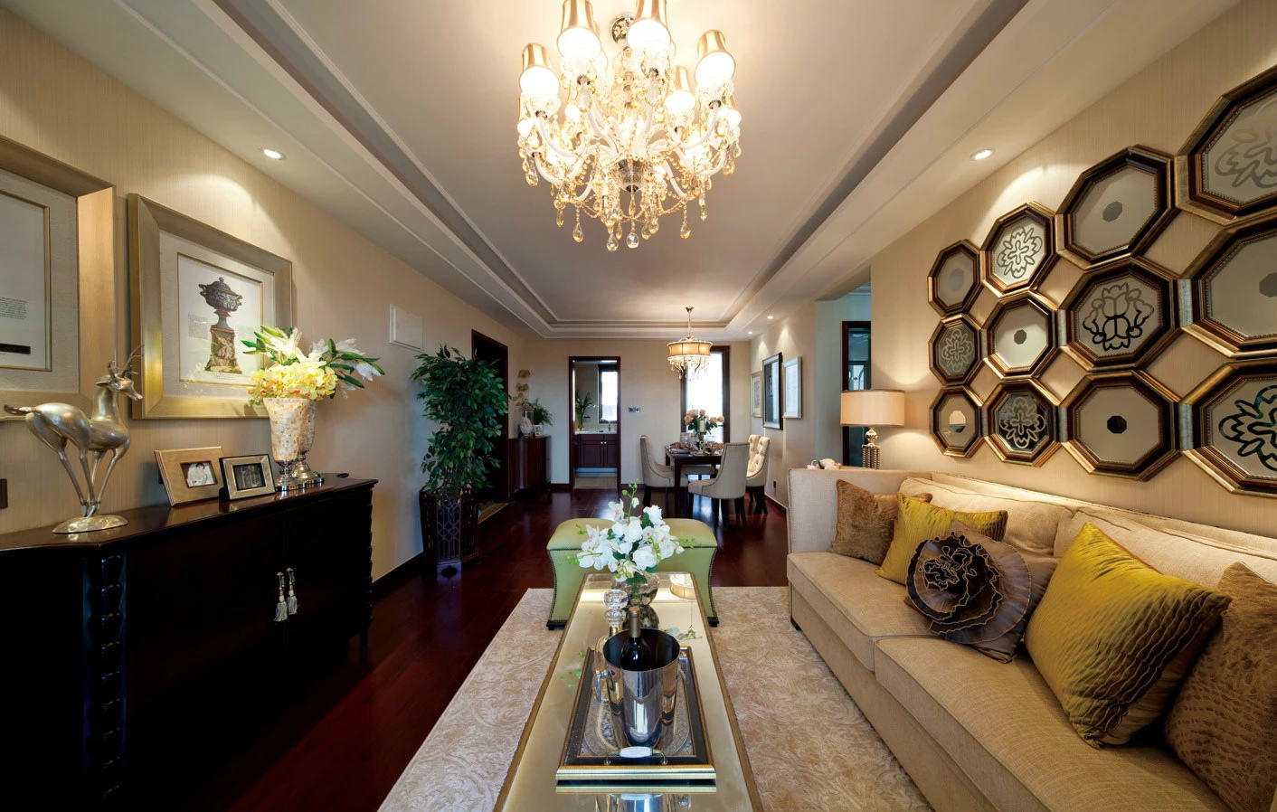 奢华现代美式装修客厅装饰 奢华现代美式装修客厅装饰