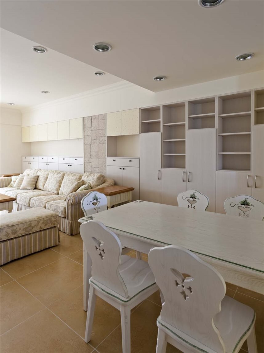 简约温馨餐客厅一体设计装修图 - 效果图