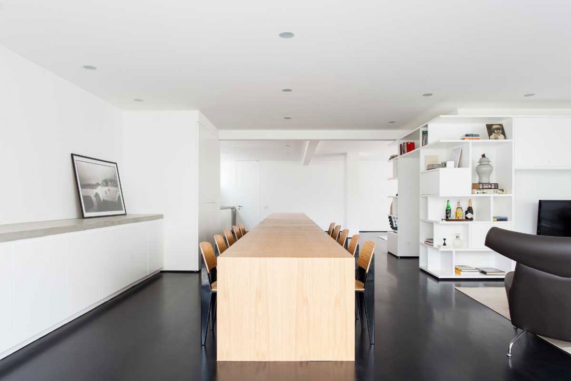 简洁宜家风餐厅隔断效果图