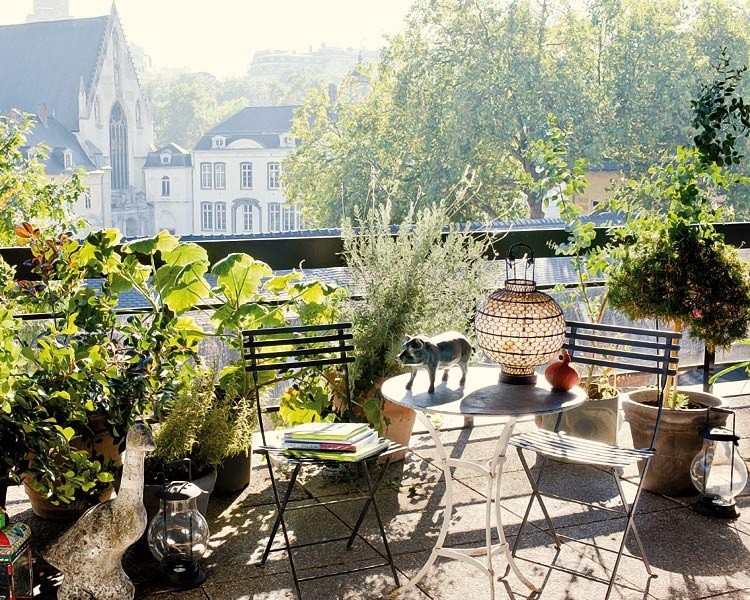 乡村田园风格设计开放式阳台布景效果图 乡村田园风格设计开放式阳台布景效果图