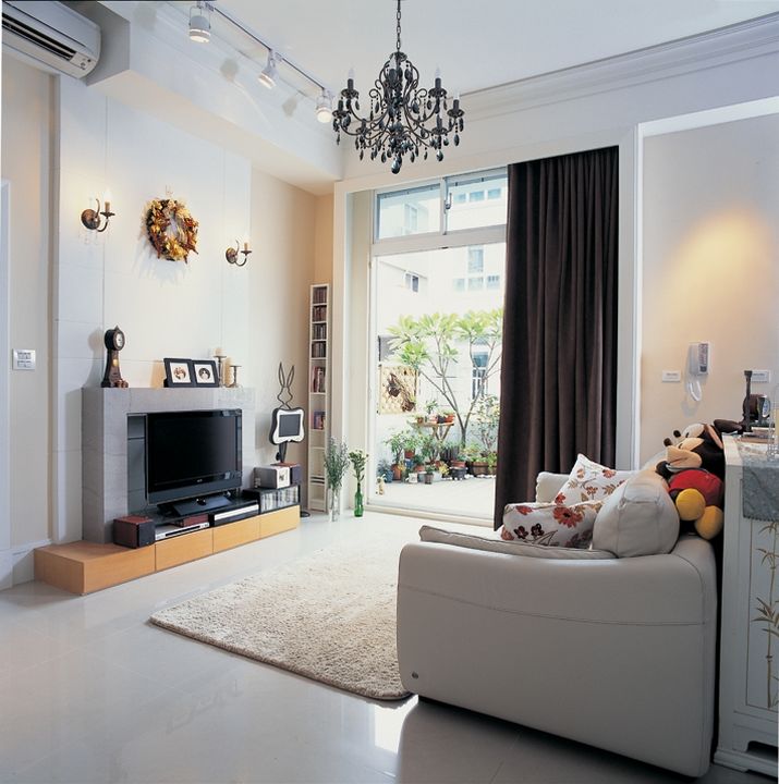 简欧露台客厅装修效果图