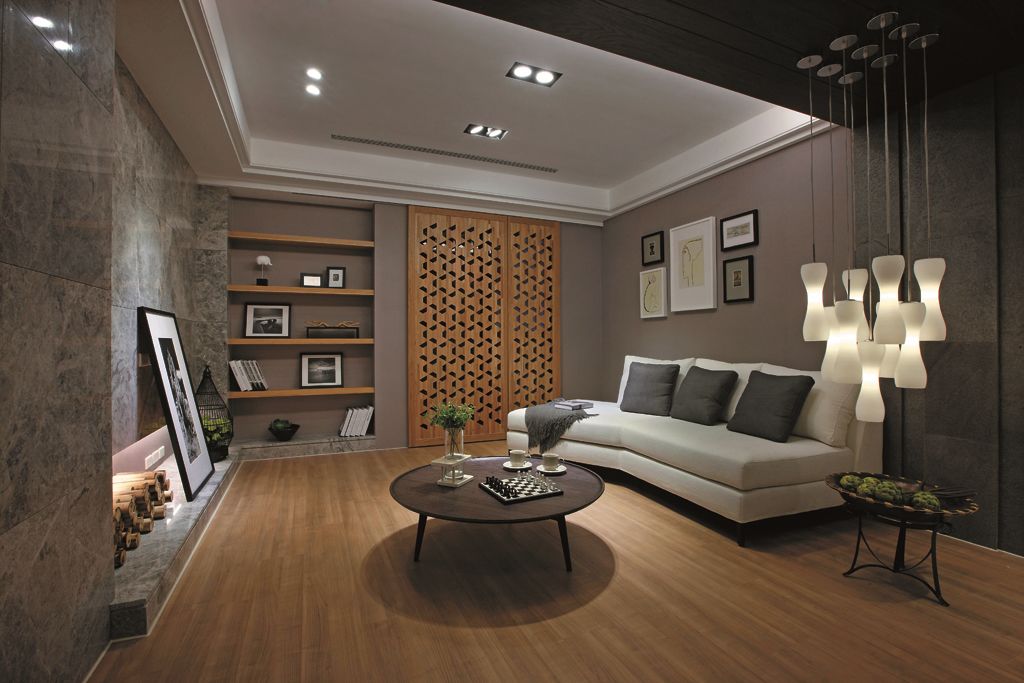 温情浪漫后现代风格客厅装饰欣赏 - 效果图