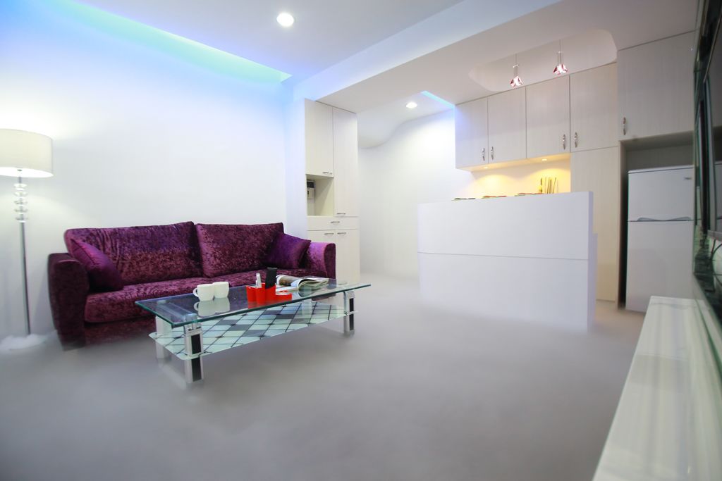 唯美简约舒适沙发装饰图 - 效果图