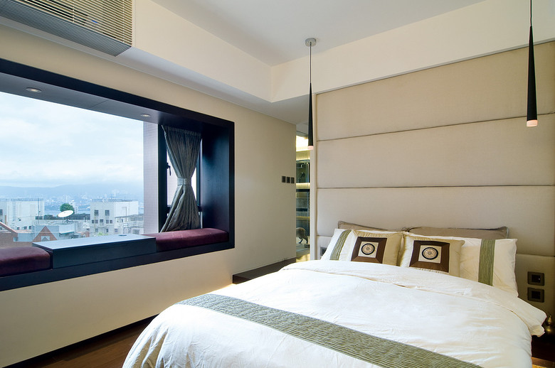 时尚含蓄简约卧室飘窗设计效果图 时尚含蓄简约卧室飘窗设计效果图