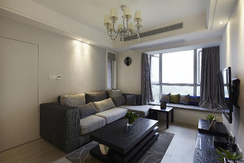 时尚简约客厅茶几设计 - 效果图