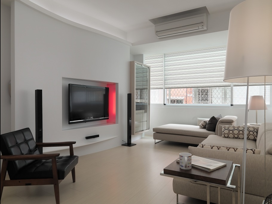 简约小户型客厅装修设计图 - 效果图