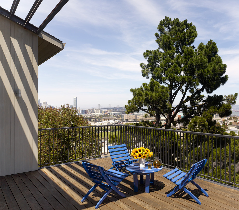 简约便捷露台桌椅设计 - 效果图